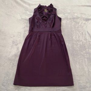 Taylor Women's Satin Ruffel  Dress 6